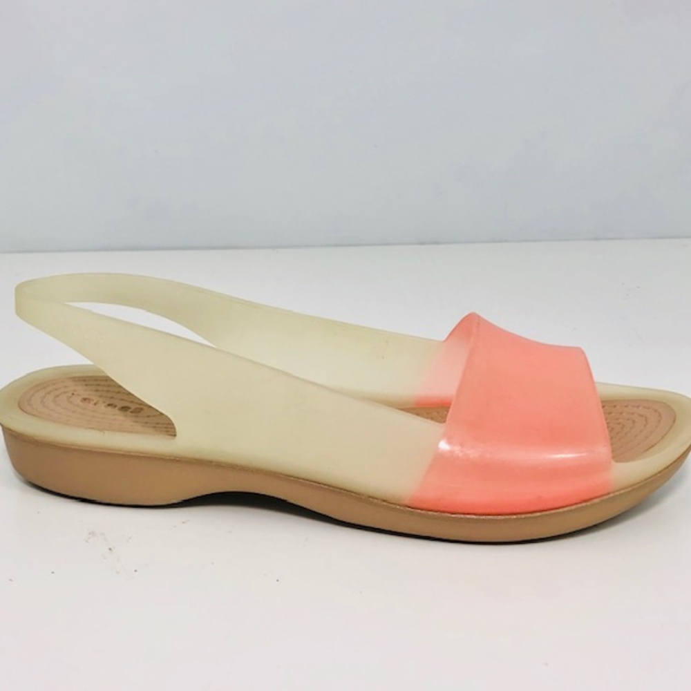 Crocs Womens Sandal Colorblock Flat Rubber Fashion